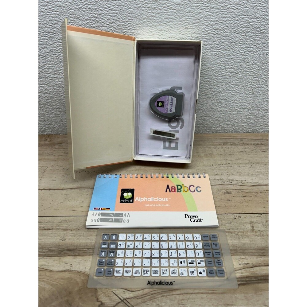2006 Cricut ABC Alphalicious Provo Craft Shapes Cartridge Set